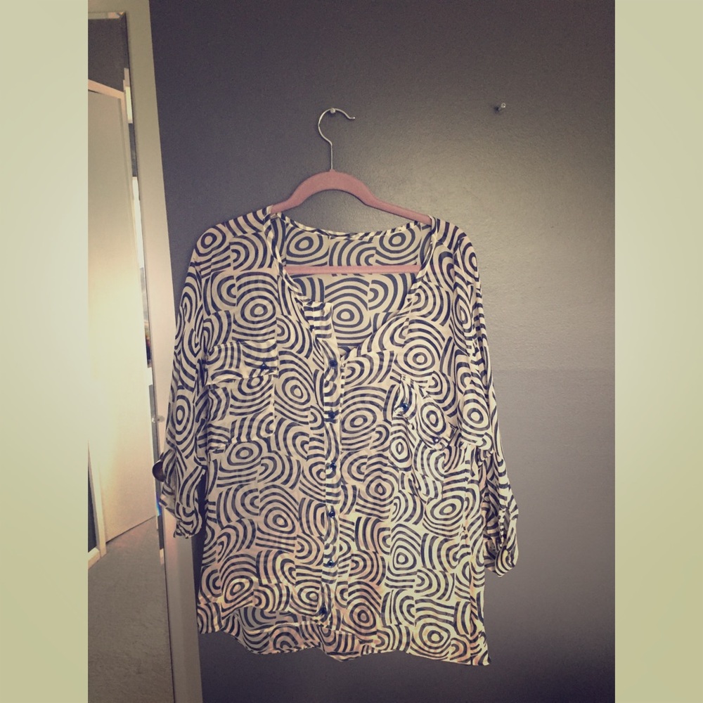 Custom made chiffon blouse